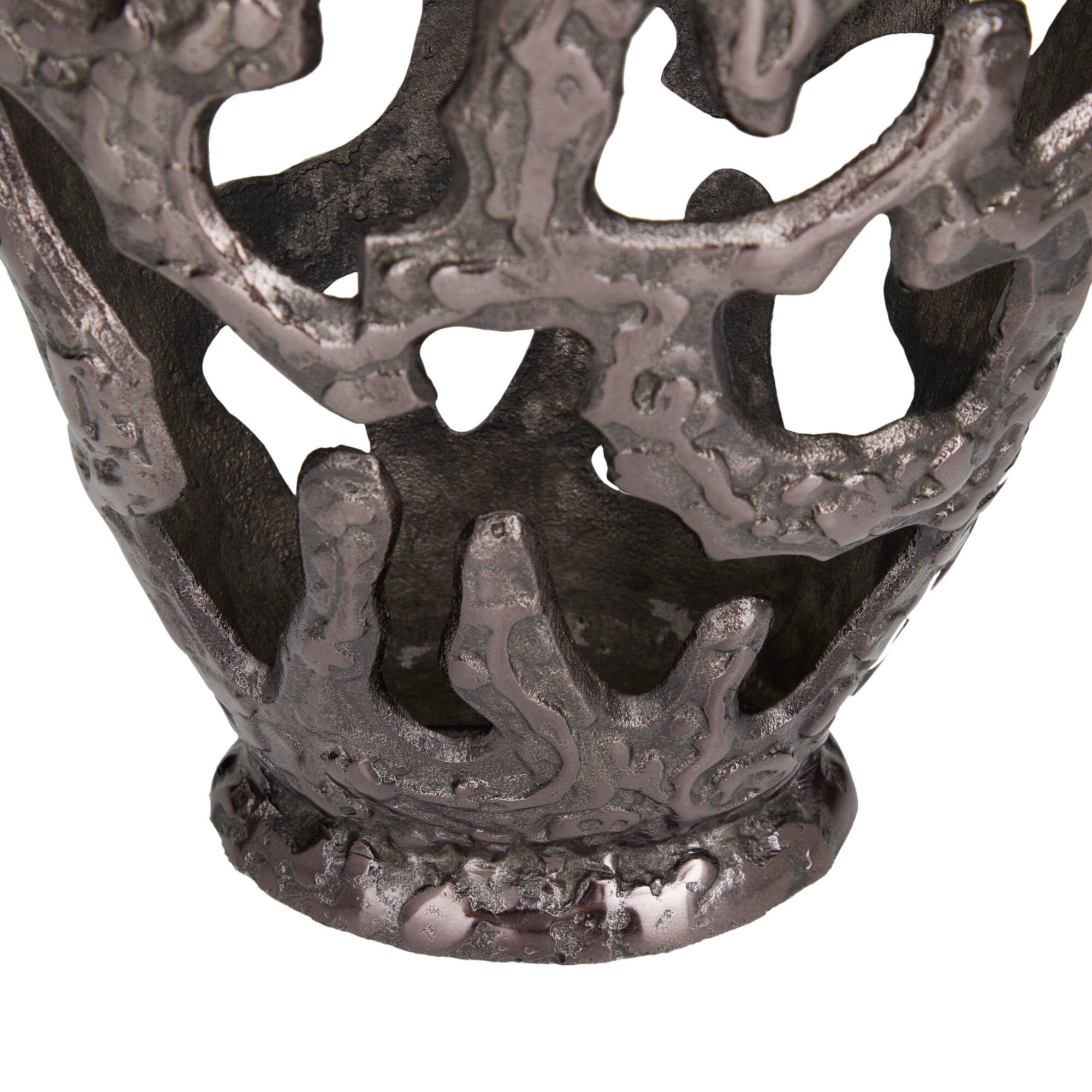 20" Contemporary Aluminum Vase